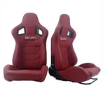 Състезателна седалка за кола с PVC материал